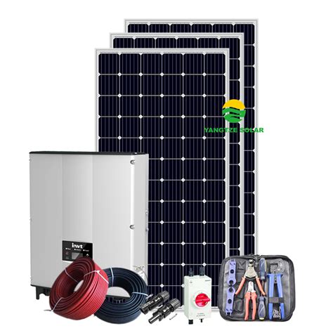 China Yangtze 5kw 7kw 8kw 9kw On Grid Portable Solar Power System For