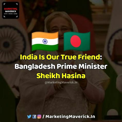 Bangladesh Pm Sheikh Hasina Said That India Is True Friend As She