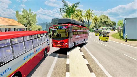 Kallada Bus Accident Euro Truck Simulator Ets Bus Game Youtube