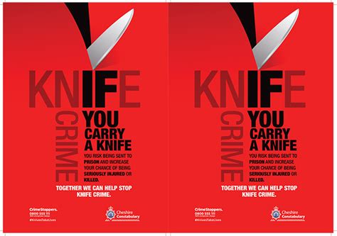 Knife Crime Poster I Love Macc