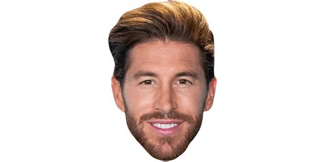 Sergio Ramos Beard Celebrity Mask Celebrity Cutouts