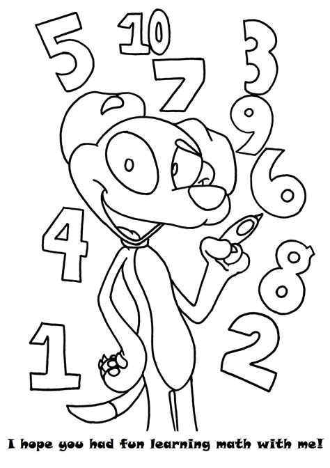 Easy Math Coloring Sheets Coloring Pages