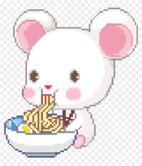 Cute Kawaii Pixel Pastel Food Teddy Rilakkuma Png Cute