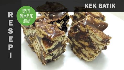 Kumpulan resepi tiramisu sebagai berikut : Resepi Kek Batik Original Milo Biskut Marie - YouTube