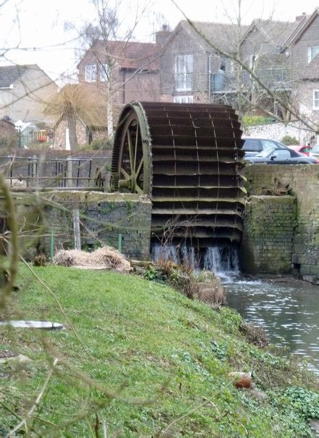 Fromebridge Mill Waterwheel © Chris Allen Geograph Britain And Ireland