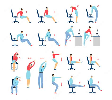 office stretches exercises relax relaxation technique poses ph