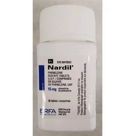 Phenelzine Nardil Phenelzin Prescription Treatment Antidepressant At