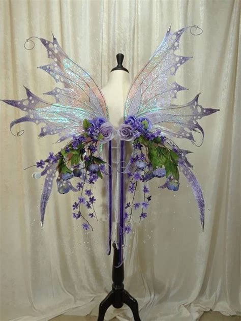 custom order large  panel iridescent fairy wings fairy cosplay