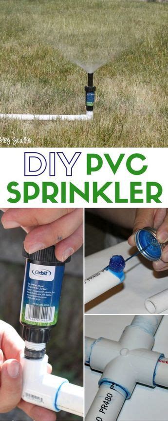 The sprinkler zone time chart is a good place to start for how to water a lawn properly when programming your sprinkler clock. DIY Above Ground Sprinkler System | Lawn sprinkler system, Sprinkler, Homemade sprinkler