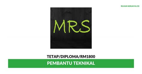L & l teknikal sdn bhd is based in malaysia. Jawatan Kosong Terkini MRS Resources ~ Pembantu Teknikal ...