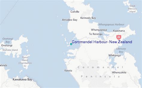 Coromandel Harbour New Zealand Tide Station Location Guide