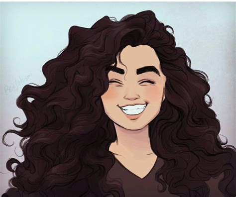 Curly Hair Cartoon Curly Hair Drawing Anime Curly Hair Art Drawings