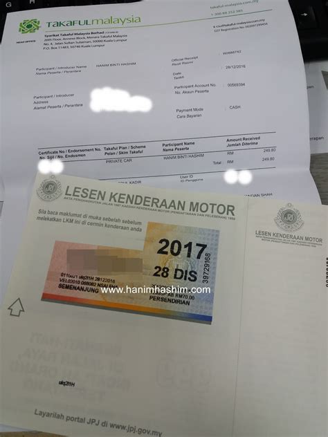 Renew RoadTax Tanpa Geran Kenderaan - Nukilan Budak Flat