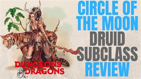 Druid Circle of the Moon - D&D 5e Subclass Series - YouTube