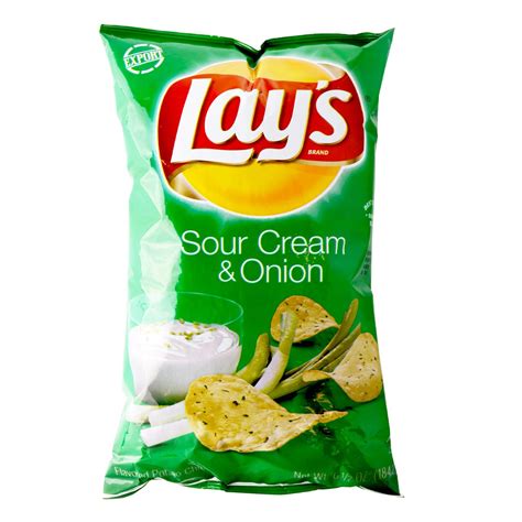 Lays Sour Cream And Onion Potato Chips 184g Shopee Philippines