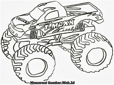 Buku mewarnai gambar binatang #1 download gratis buku mewarnai gambar lucu binatang berkarakter manusia, seperti ayam, sapi, jerapah, singa, dsb. Gambar Mewarnai Mobil Truk Monster | Mewarnai Gambar