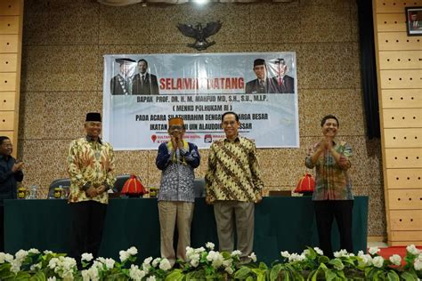Rektor Uin Makassar Beri Gelar Menko Polhukam Mahfud Md Daeng Malempu