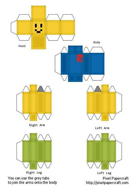 Origami Papercraft Roblox Noob En 2024