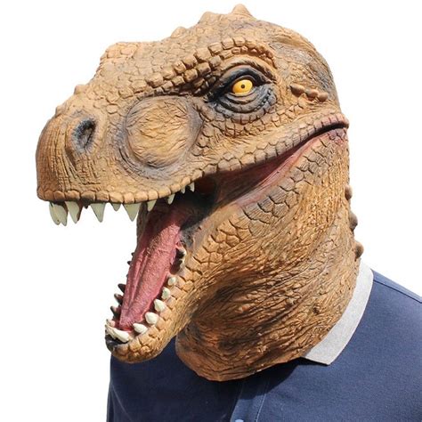 Halloween Costume Party Animal Jurassic Head Masks Dinosaur Dinosaur