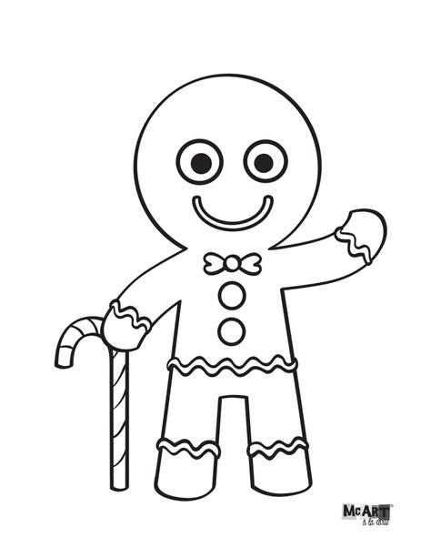 Once there lived an old man, an old woman, and a little boy. Gingerbread man coloring pages to download and print for free