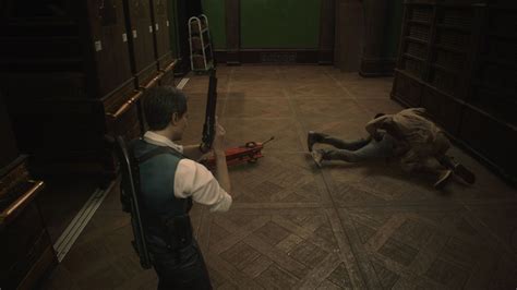 RE2 remake Leon 2nd: Library, Clock Tower, Electronic Part walkthrough