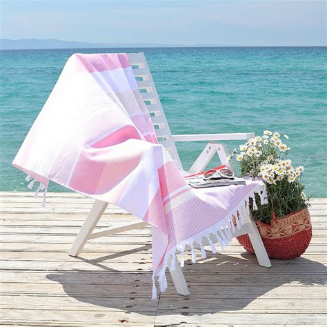Linum Towels Summer Loving Pestemal Pretty Pink