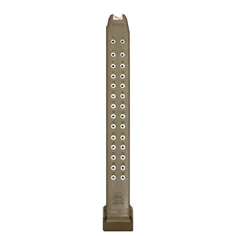 9mm 33rd Factory Glock Extended Magazine 33rds Fde