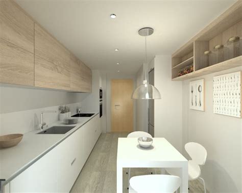 En seguida te muestro algunas imágenes de diseño de cocinas modernas alargadas Decoración de cocinas alargadas