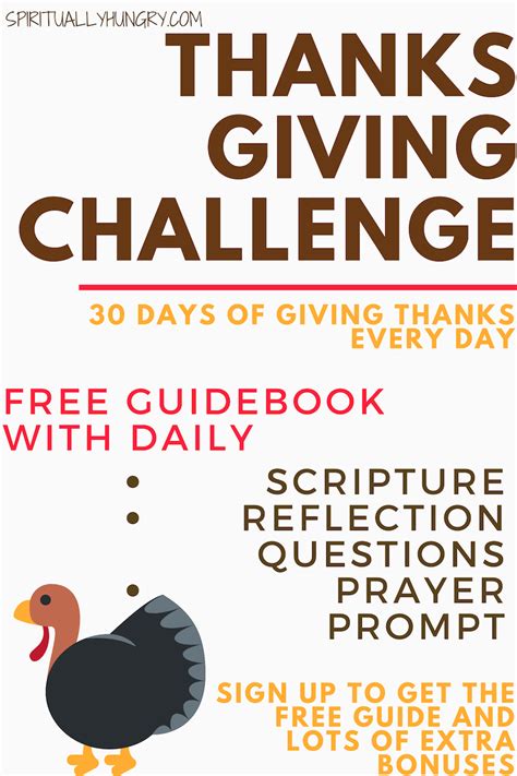 Join In For 30 Days Of Gratitude For The Month Of November Every Day