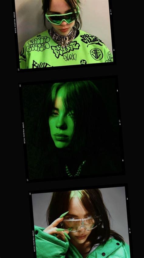 Billie eilish, drawing, green, music, illustration, digital. Green Aesthetic Billie Eilish Phone Wallpaper ~ Fisoloji