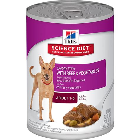 Hill's science diet wet dog food. Hill's Science Diet Adult Dog Savory Stew Wet Dog Food, 12 ...