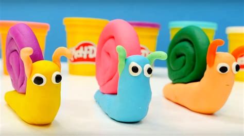 Caracoles Juguetes De Play Doh Plastilina Vídeos Para Niños Youtube