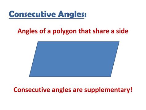 Ppt Section 6 2 Properties Of Parallelograms Powerpoint