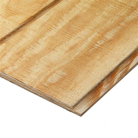Plytanium Plywood Siding Panel T1 11 8 In Oc Common 19 32 In X 4 Ft X 8 Ft Actual 0 563