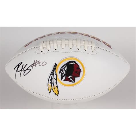 Robert Kelley Signed Redskins Logo Football Jsa Coa Pristine Auction