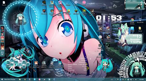 Anime Rainmeter X Visualizer Desktop Optimization Youtube