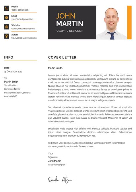 Clean And Creative Modern Cover Letter Template To Download In Word Format