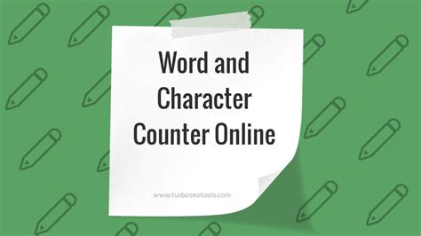 Word and Character Counter Online Tool - YouTube