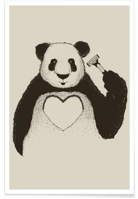 Panda Love Poster Juniqe