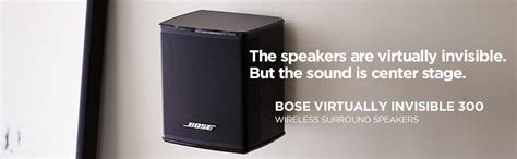 Bose Virtually Invisible 300 Wireless Surround Speakers Black 768973