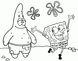Color spongebob's friends coloring page online with the interactive coloring machine or print to color at home. "SpongeBob" coloring pages