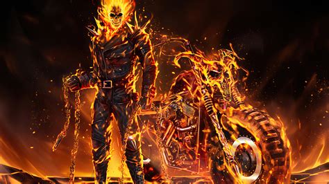 3840x2160 Ghost Rider 2020 Art 4k Hd 4k Wallpapers Images Backgrounds