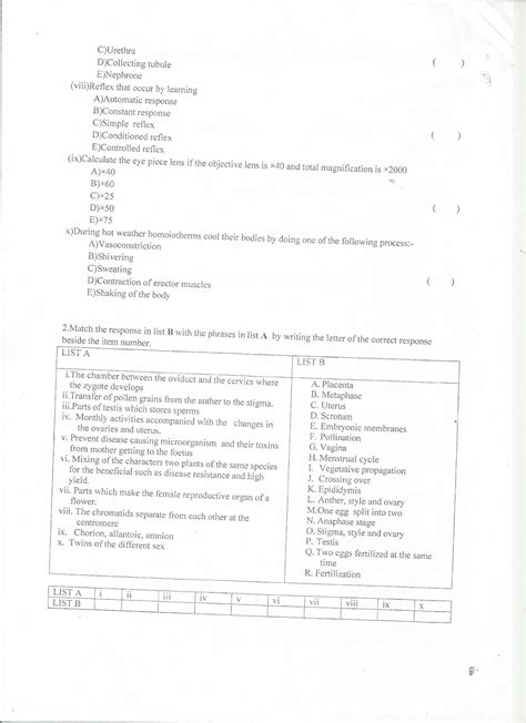 Form Three Study Notes And Past Papers Blog Biology Form Iii Mid Term