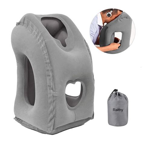 Eag Inflatable Travel Pillow Portable Airplane Pillow Multifunctional Neck Head Ebay
