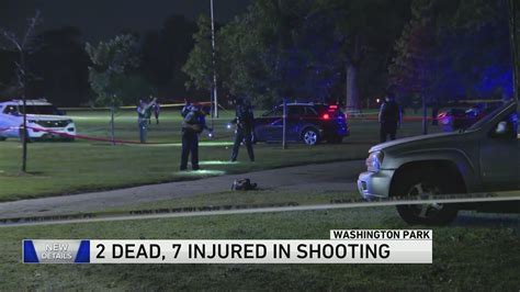 2 Dead 7 Wounded In Washington Park Shooting Police Say Youtube