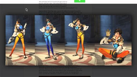 overwatch tracers booty censorship due to sjw outcry youtube