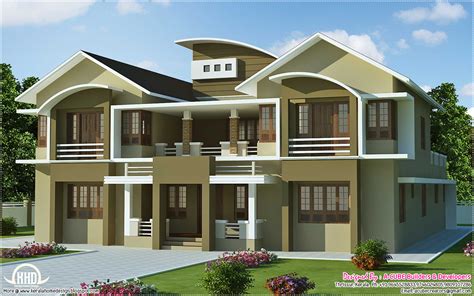 This modern villa is built with the great combination of textures provides by the smoothness of the wood and glass and the roughness of the stone bricks used for the walls and outdoor flooring. 6 Bedroom luxury villa design in 5091 sq.feet - Kerala ...