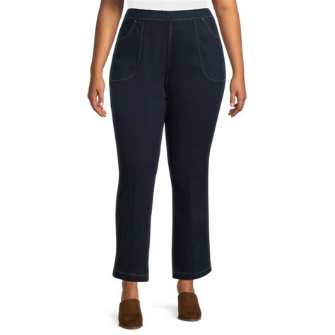 Just My Size Woemns Plus Size 4 Pocket Stretch Bootcut Jeans