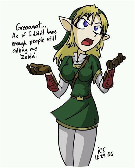 Image 564281 Link And Zelda Confusion What If Zelda Was A Girl