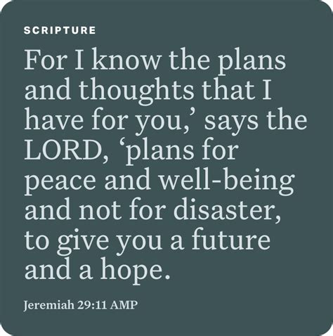 Jeremiah‬ ‭2911‬ ‭amp‬‬ Amplified Bible I Know The Plans Bible Apps